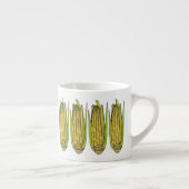 Corn cartoon illustratie espresso kop (Rechts)