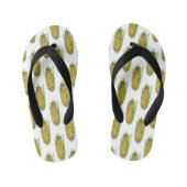 Corn cartoon illustratie kinder teenslippers (Voetbed)