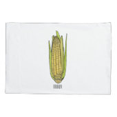 Corn cartoon illustratie kussensloop (Achterkant)