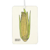 Corn cartoon illustratie luchtverfrisser (Voorkant)