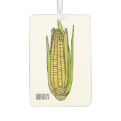 Corn cartoon illustratie luchtverfrisser (Achterkant)