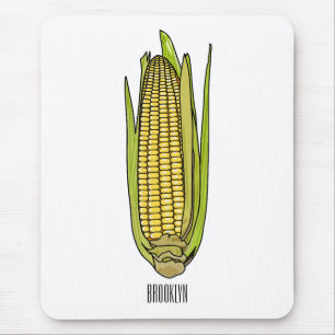 Corn cartoon illustratie muismat