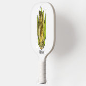 Corn cartoon illustratie pickleball paddle (Links)