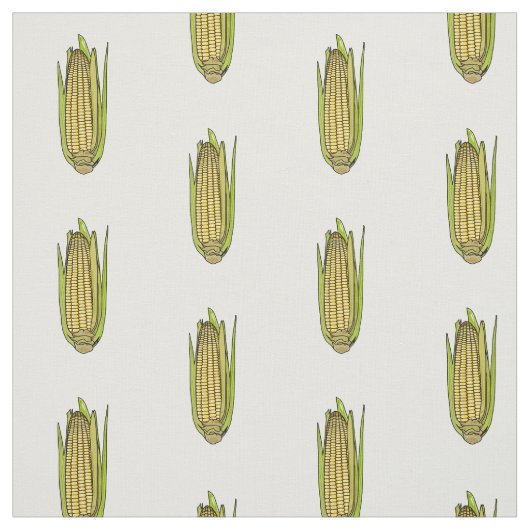 Corn cartoon illustratie stof (Swatch)