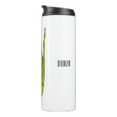 Corn cartoon illustratie thermosbeker (Geroteerd rechts)