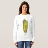 Corn cartoon illustratie trui (Voorkant volledig)