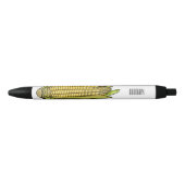 Corn cartoon illustratie zwarte inkt pen (Voorkant)