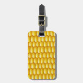 Corn Cob Achtergrond Bagagelabel (Voorkant verticaal)