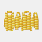 Corn Cob Achtergrond Bedankdoosjes (Uitgevouwen)