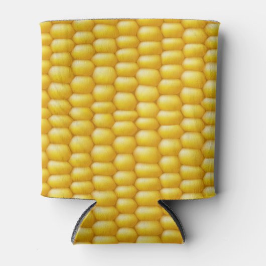 Corn Cob Achtergrond Blikjeskoeler (Voorkant)