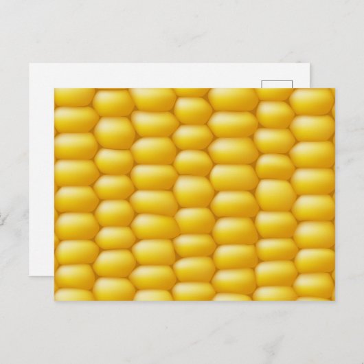Corn Cob Achtergrond Briefkaart (Voorkant / Achterkant)