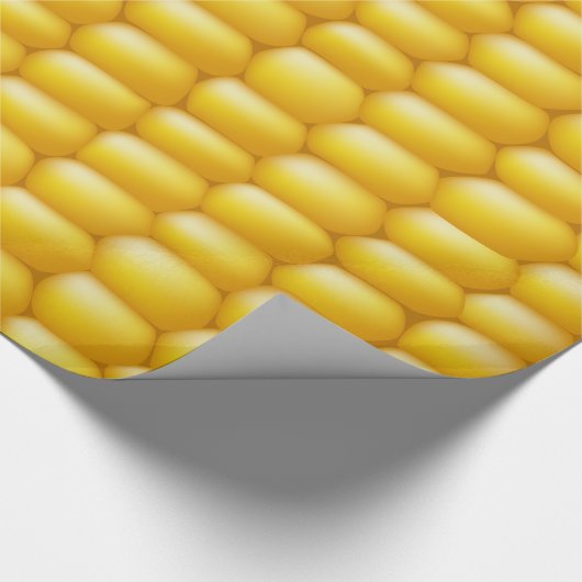 Corn Cob Achtergrond Cadeaupapier (Hoek)