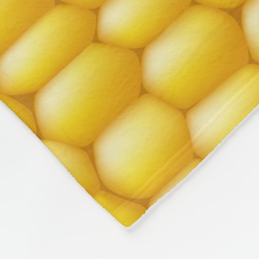 Corn Cob Achtergrond Fleece Deken (Hoek)