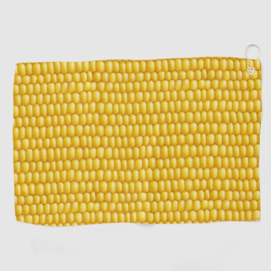 Corn Cob Achtergrond Golfhanddoek (Horizontaal)