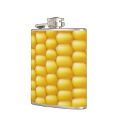 Corn Cob Achtergrond Heupfles (Links)