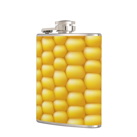 Corn Cob Achtergrond Heupfles (Links)