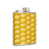 Corn Cob Achtergrond Heupfles (Rechts)