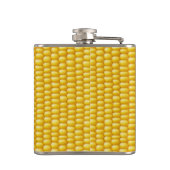 Corn Cob Achtergrond Heupfles (Achterkant)