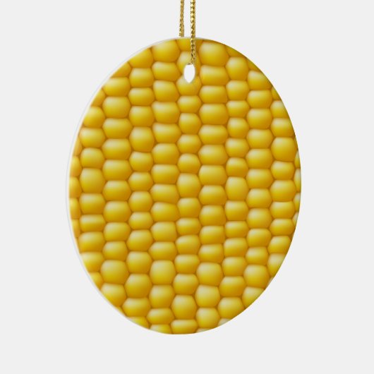 Corn Cob Achtergrond Keramisch Ornament (Rechts)