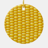 Corn Cob Achtergrond Keramisch Ornament (Achterkant)