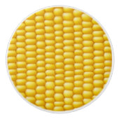 Corn Cob Achtergrond Keramische Knop (Voorkant)