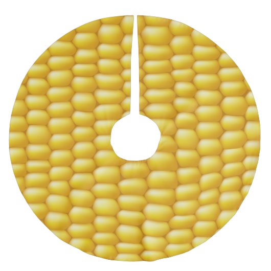 Corn Cob Achtergrond Kerstboom Rok (Voorkant)