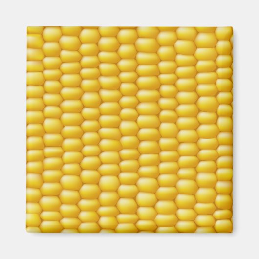 Corn Cob Achtergrond Magneet (Voorkant)