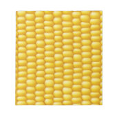 Corn Cob Achtergrond Notitieblok (Voorkant)