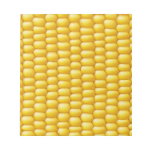 Corn Cob Achtergrond Notitieblok