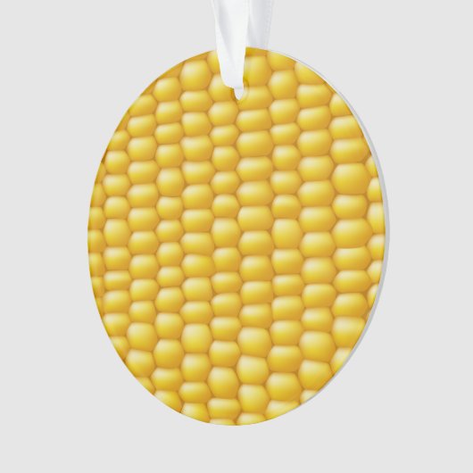 Corn Cob Achtergrond Ornament (voorkant)