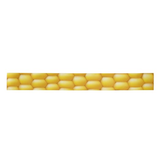 Corn Cob Achtergrond Satijnen Lint (Voorkant)