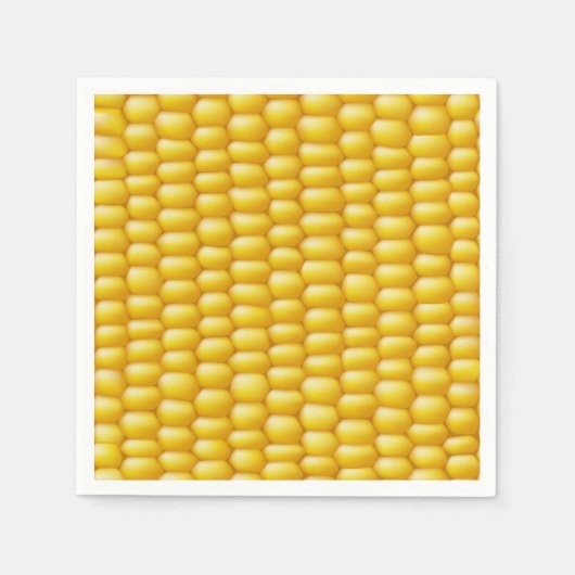 Corn Cob Achtergrond Servet (Voorkant)
