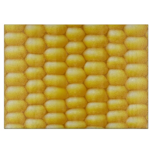 Corn Cob Achtergrond Snijplank (Voorkant)