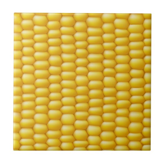 Corn Cob Achtergrond Tegeltje (Voorkant)