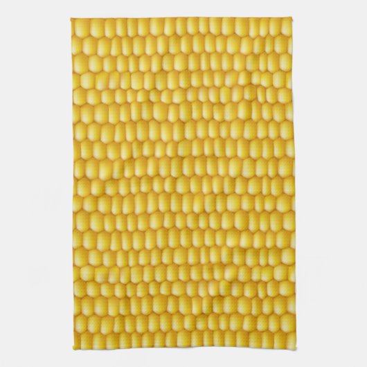 Corn Cob Achtergrond Theedoek (Verticaal)