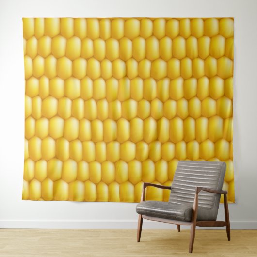 Corn Cob Achtergrond Wandkleed (In Situ (horizontaal))
