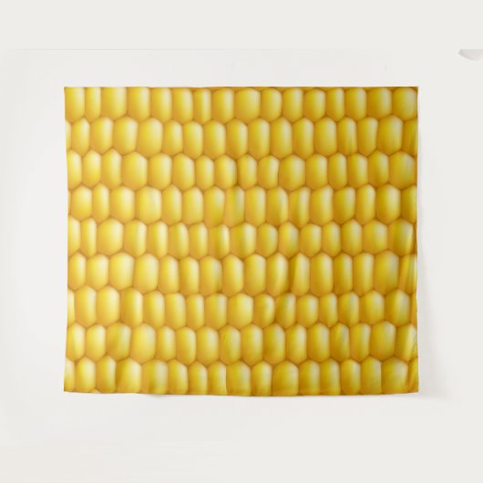 Corn Cob Achtergrond Wandkleed (Voorkant (horizontaal))