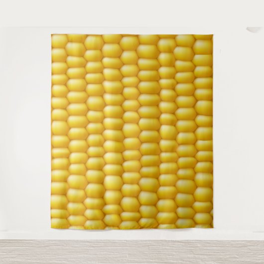 Corn Cob Achtergrond Wandkleed (Voorkant)