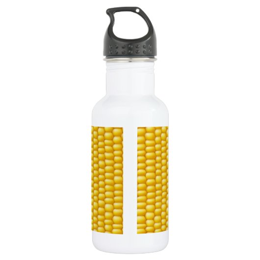 Corn Cob Achtergrond Waterfles (Achterkant)