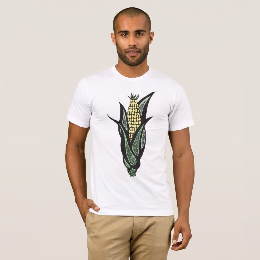 Corn Cob Mannen T-Shirt (Voorkant volledig)