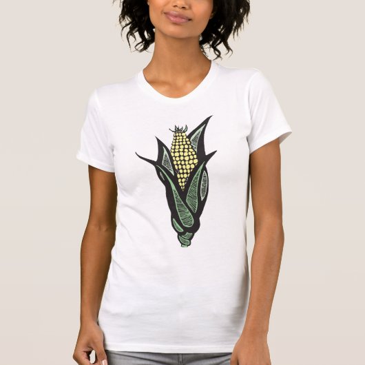Corn Cob Vrouwen T-shirt (Voorkant)
