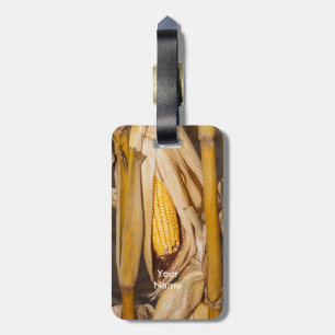 Corn Cobb op Stalk Bagagelabel
