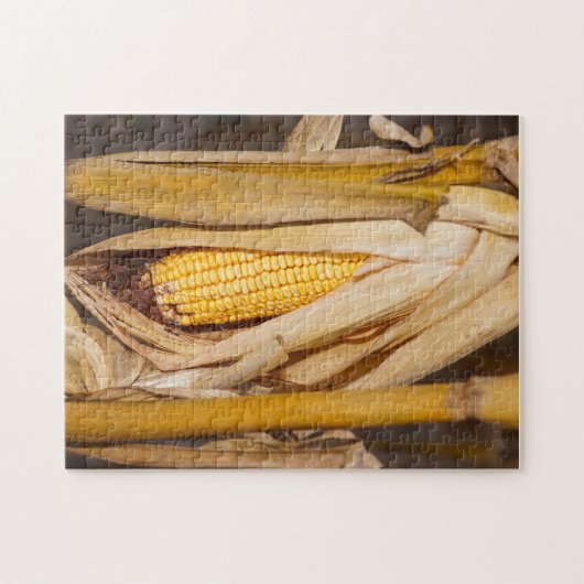 Corn Cobb op Stalk Legpuzzel (Horizontaal)