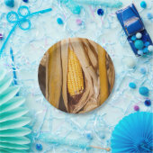 Corn Cobb op Stalk Papieren Bordje (Feest)