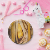 Corn Cobb op Stalk Papieren Bordje (Feest)