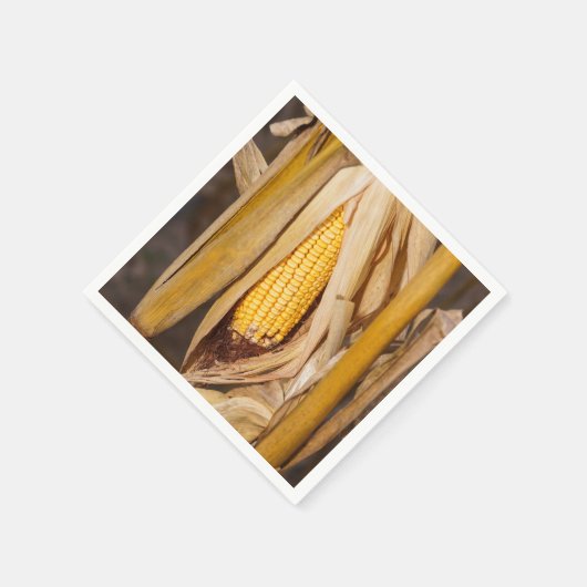 Corn Cobb op Stalk Servet (Hoek)