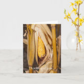 Corn Cobb op Stalk Thinking You Kaart (Gele Bloem)