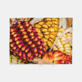 Corn cobs fleece deken
