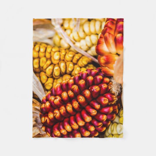 Corn cobs fleece deken (Voorkant)