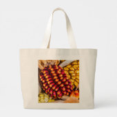 Corn cobs grote tote bag (Achterkant)